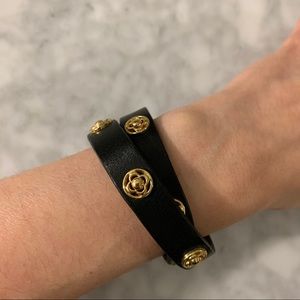 Stella & Dot leather bracelet